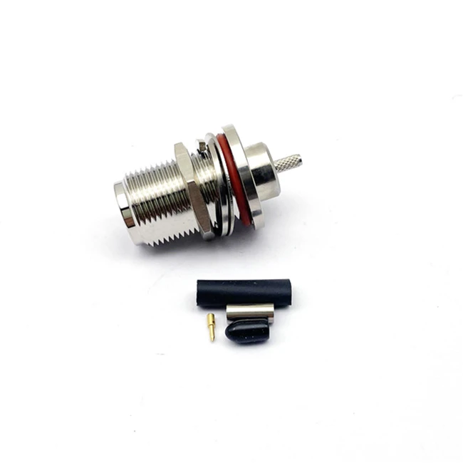 N Bulkhead Crimp Connector